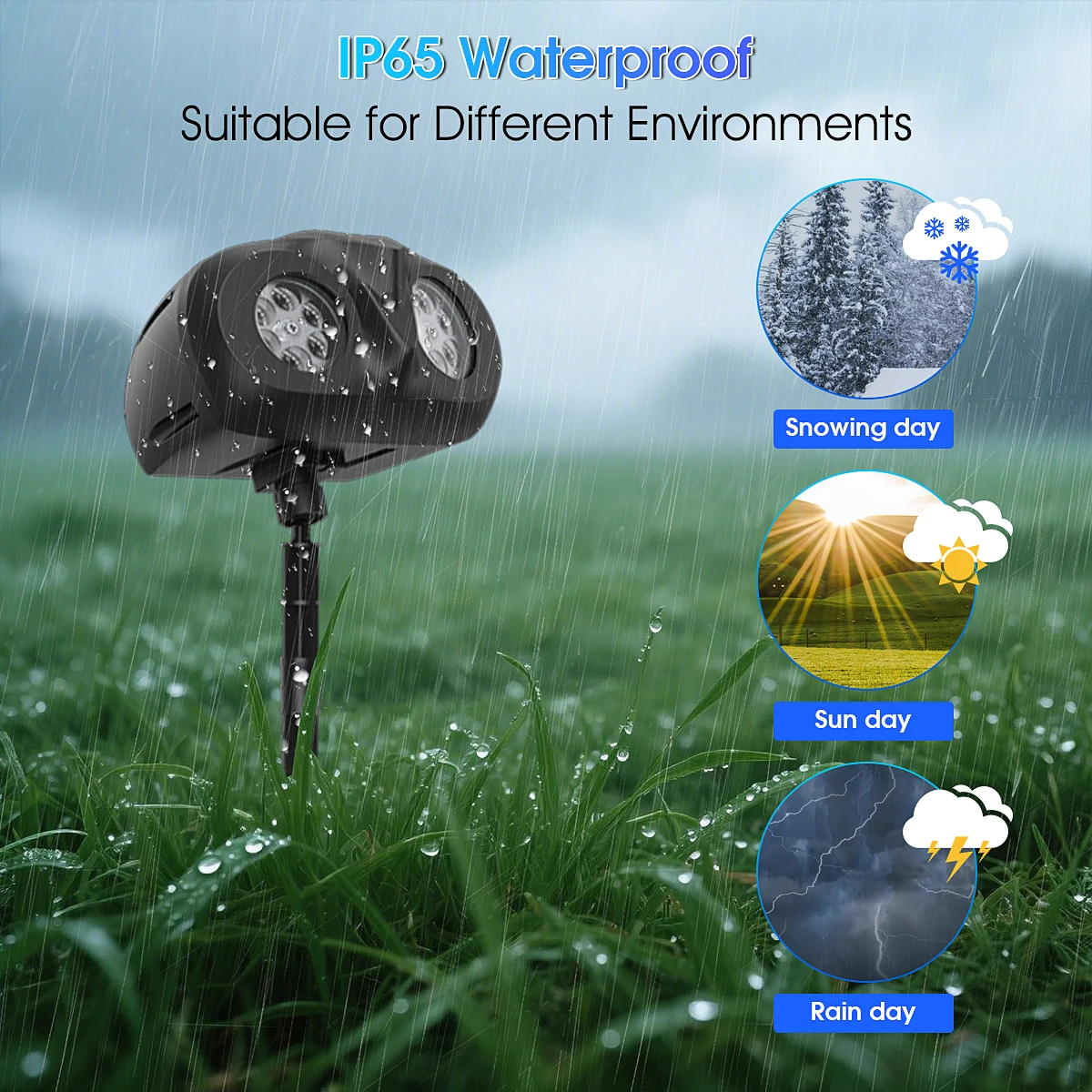 2025 new  Double-head Christmas Snowflake Projector Lights ,Owl Shaped HD Dynamic Snowflake Projector Light for Indoor Patio