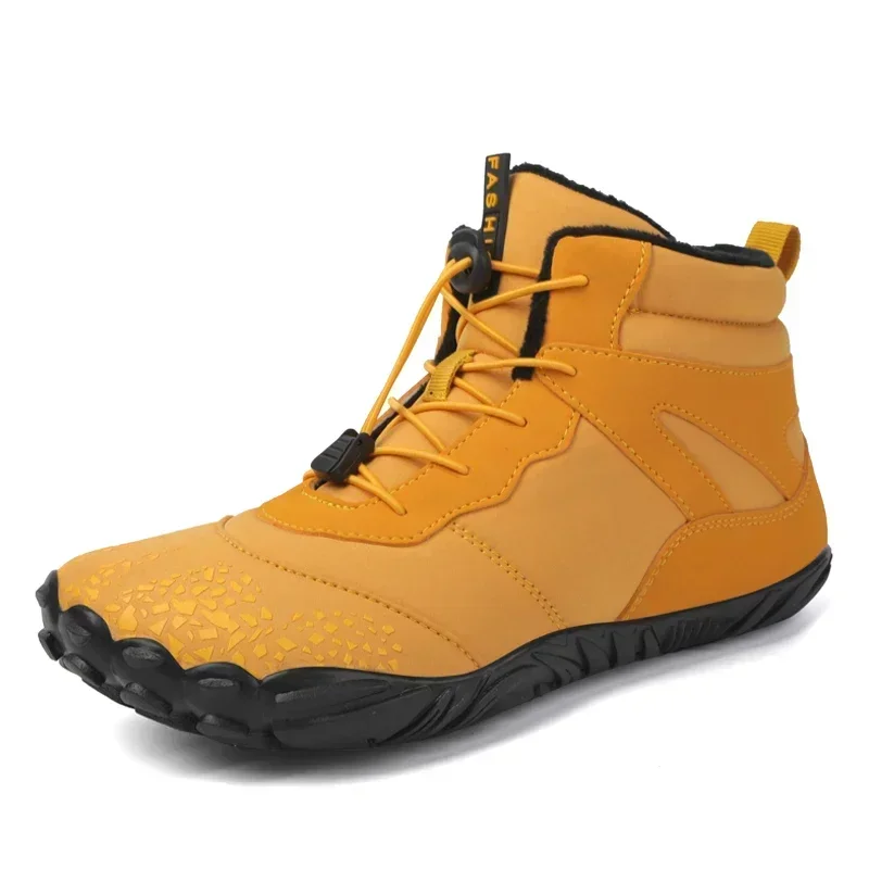 Men Winter Booties Casual Shoes Outdoor Work Shoes Ladies Warm Fur Man Snow BareFoot Ankle boots Male Snow Boots zapatillas male
