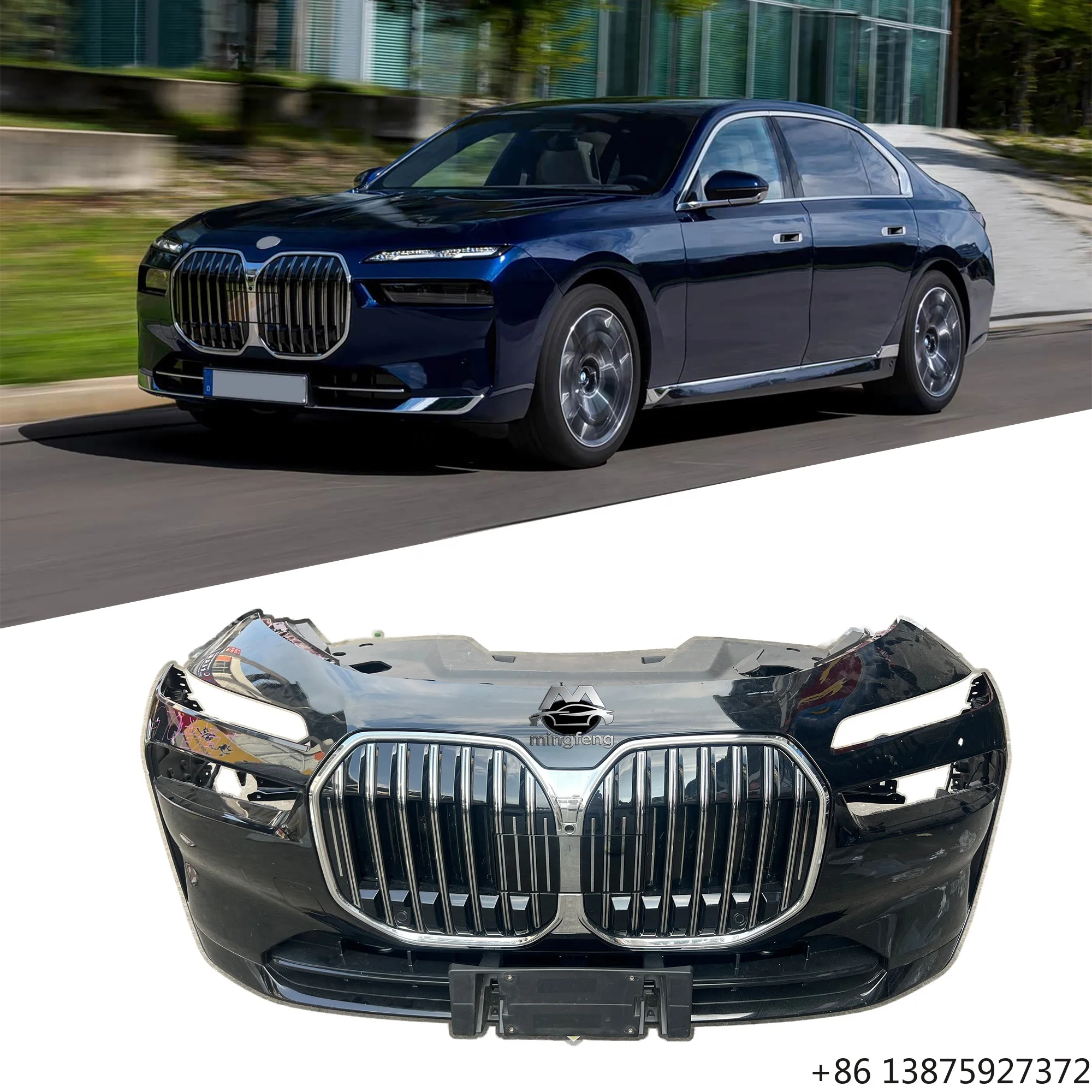 

Front Bumper Assembly Original For 7 Series G70 luxury Boby kit 735i 740i 756i 2023-2026 with Radiator, Grille