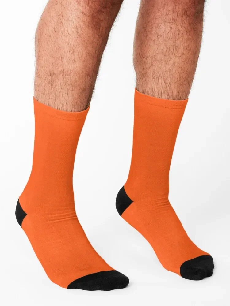 Neon Orange Socks christmas stocking Running short Children\'s Mens Socks Women\'s