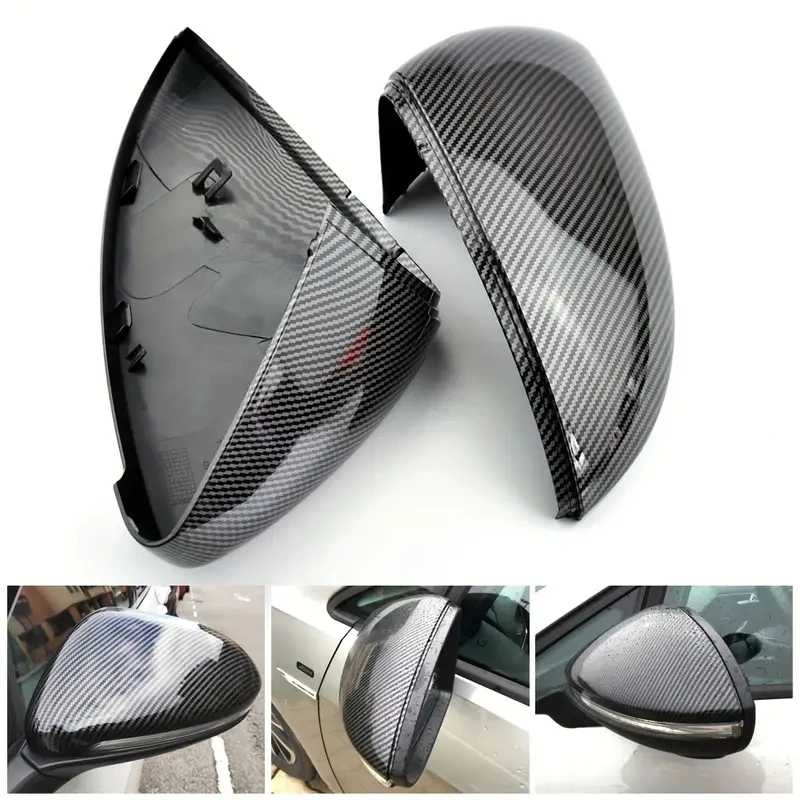 

Rhyming Glossy Black Rearview Mirror Cover Side Mirror Caps Car Accessories Fit For VW Golf 7 MK7 MK7.5 GTI R GTE GTD 2013-2020