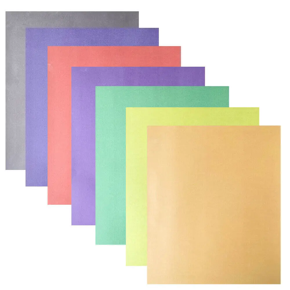 12 x 19in Infusible Ink Transfer Vinyl Paper for Cut 7 Color Sublimatio Transfer Film For Poly Fabric/Coaster Mug Press