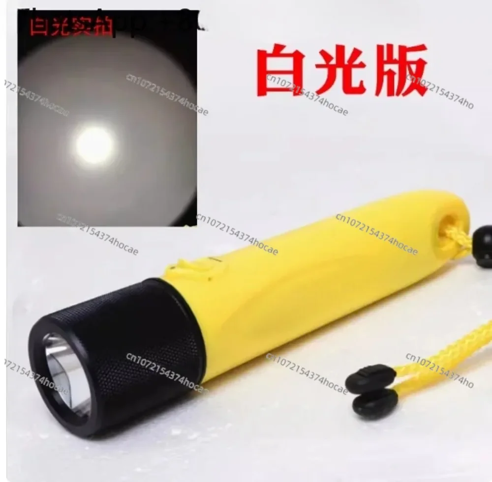 H9 Professional Diving Light 1600 Lumen 10400mAh AC Rechargeable Flashlight LED IP68 Waterproof Torch,7 Hours Working Time