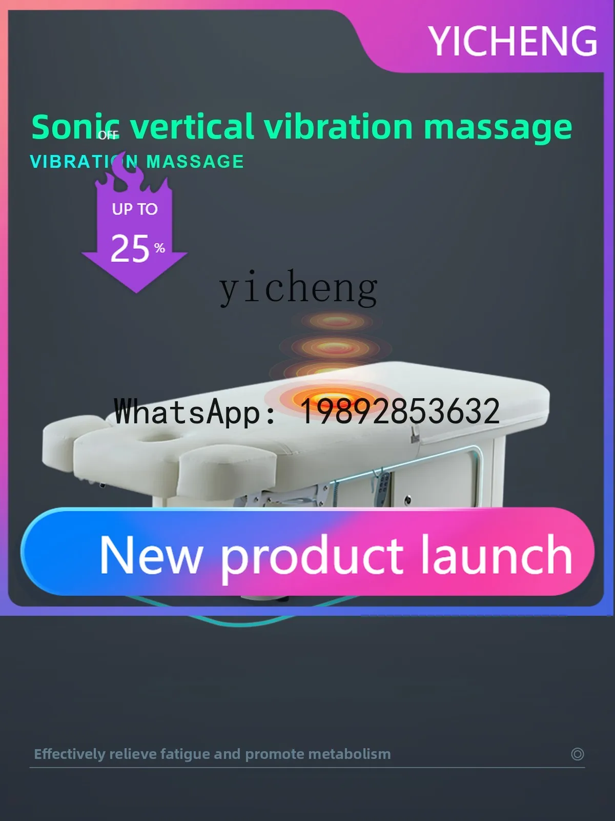 B-2  electric beauty bed beauty salon special cloud technology intelligent vibrating bed heating