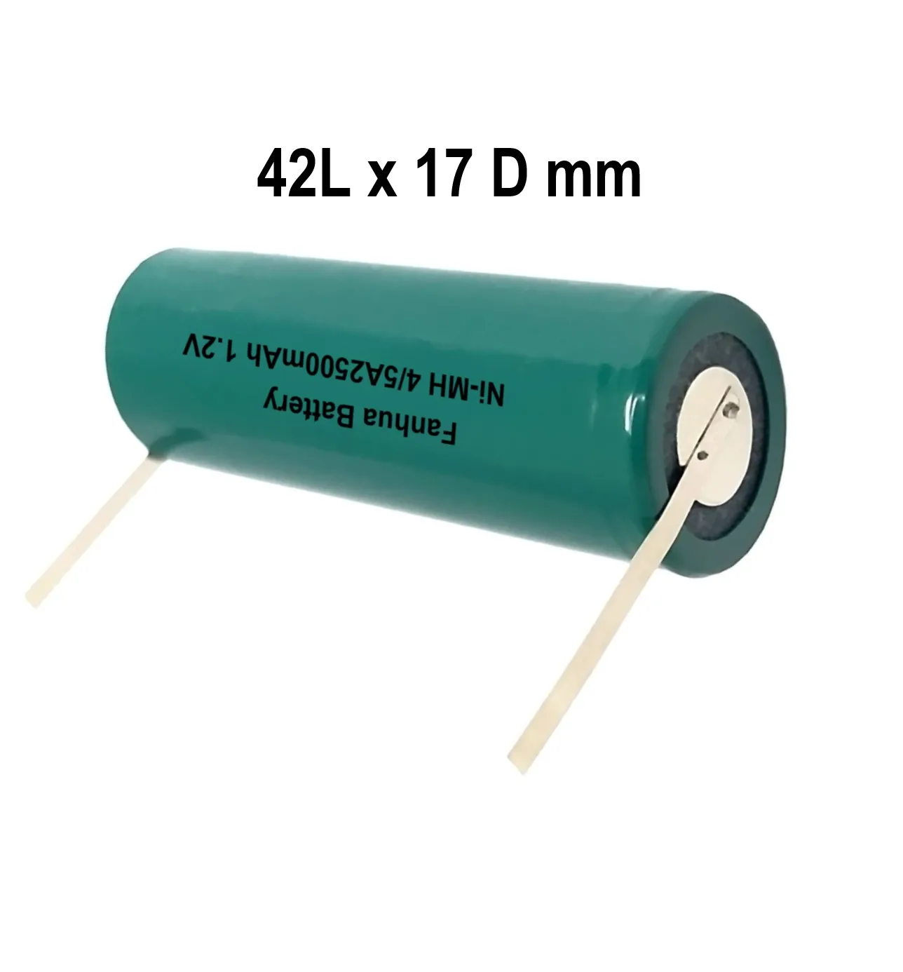 FDK OEM 1.2V NiMH 2500MAh Pin Thay Thế Braun Oral-B Chăm Sóc Chuyên Nghiệp Bàn Chải Đánh Răng Hẹp Tab, (42L X 17 D Mm)