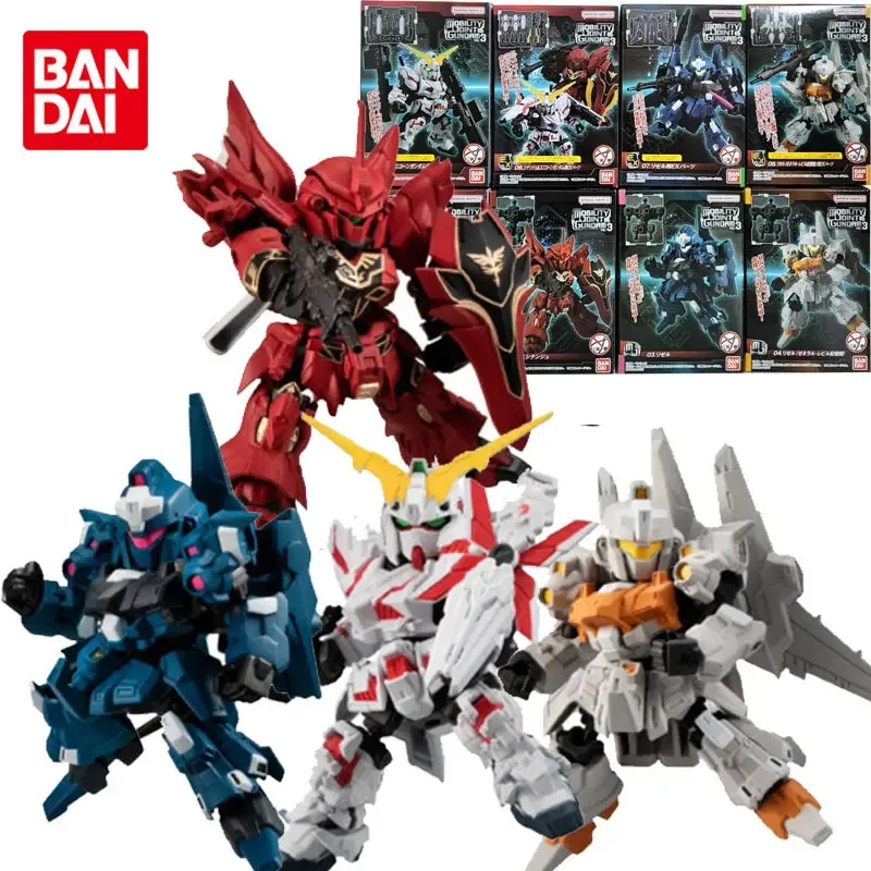 

Bandai Original Gundam MOBILITY JOINT Shokugan Sinanju Joints Movable Anime Action Figure Assembly Model Toy Gifts for Children