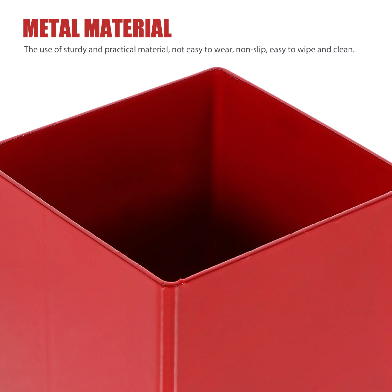 

Metal Pen Holder Desktop Large Capacity Pencil Storage Organizer Practical Office Pen Container Desktop Pencil Holder