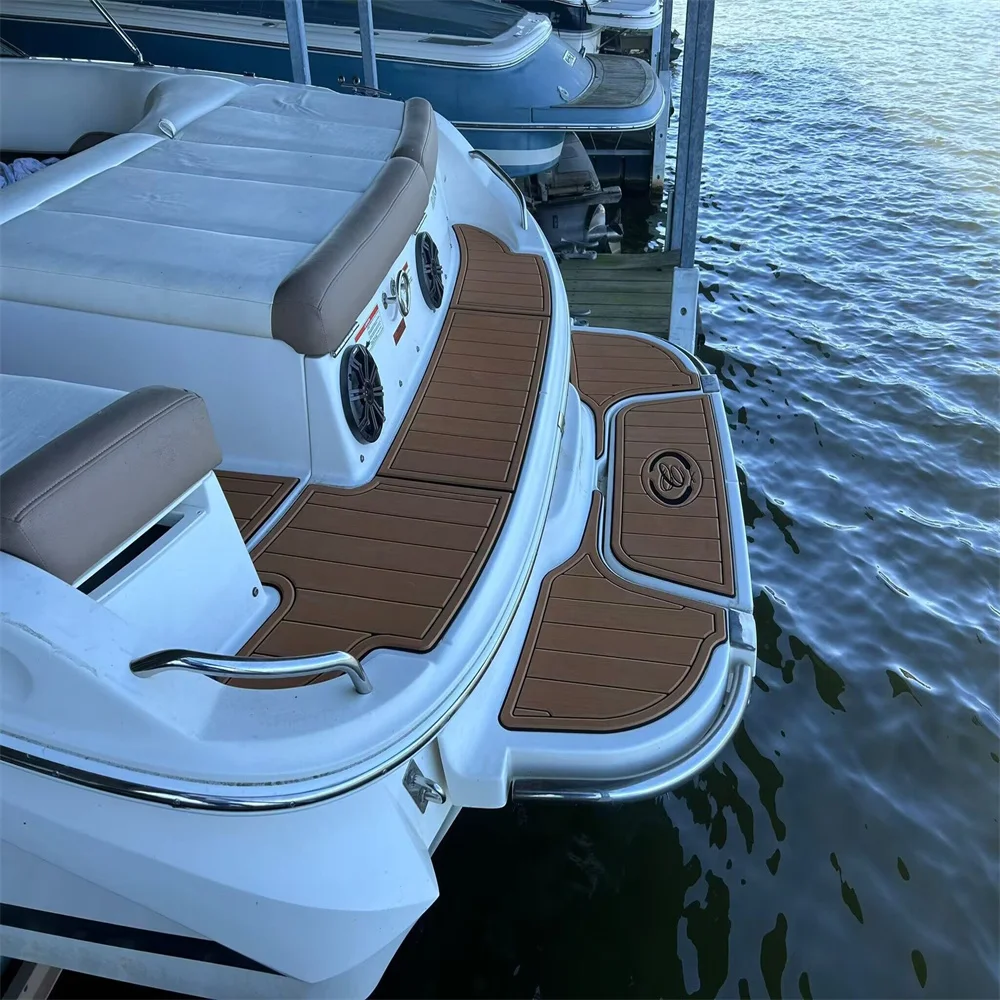 2013 Cobalt 220 Swim Platform Cockpit Bow Pad Boat EVA Teak Deck Flooring Mat SeaDek MarineMat Gatorstep Style Self Adhesive