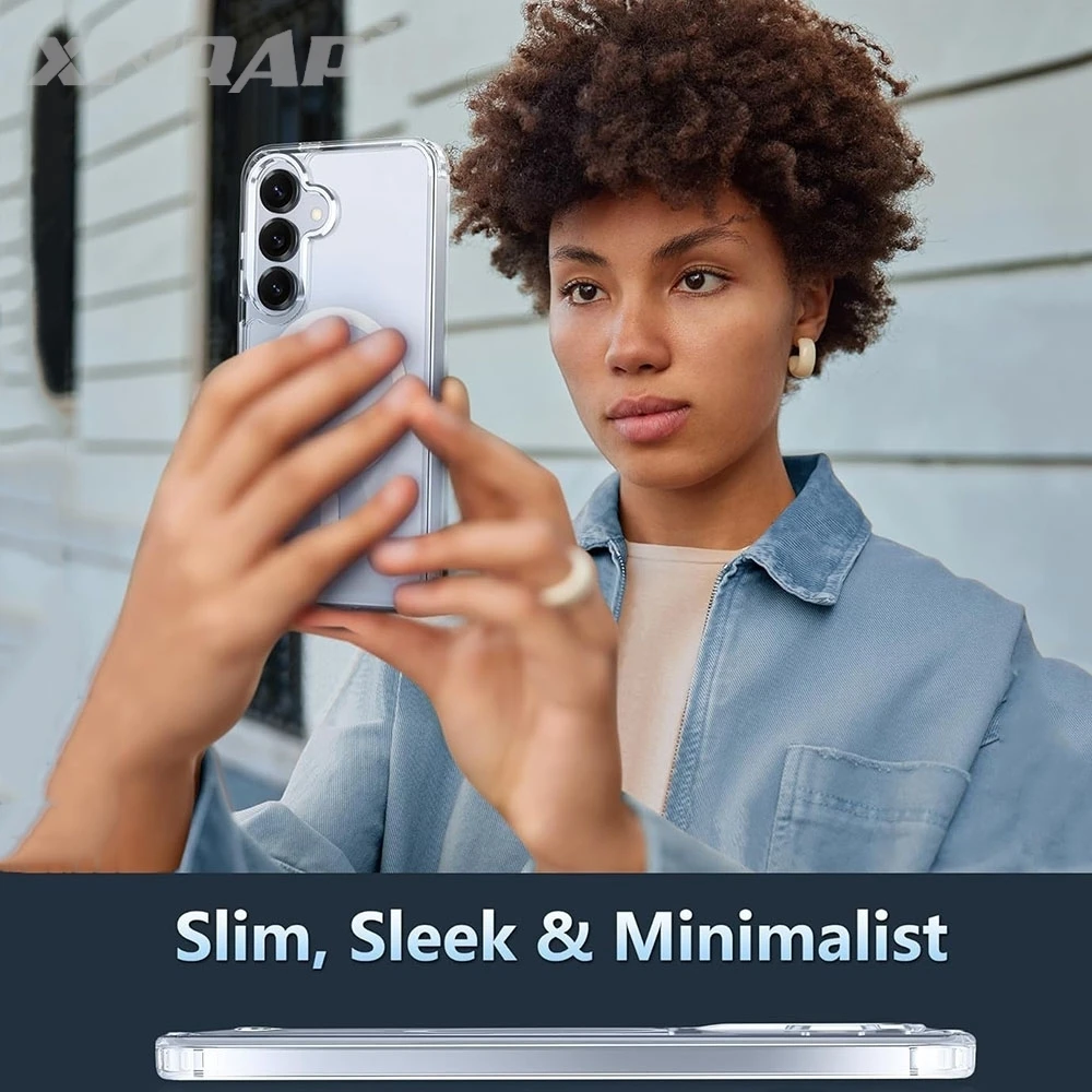 Shockproof TPU+PC Magnetic Case For Samsung Galaxy A56 A36 A26 A16 A15 A35 A55 A54 5G Clear Back Cover Phone Case - náhled 6