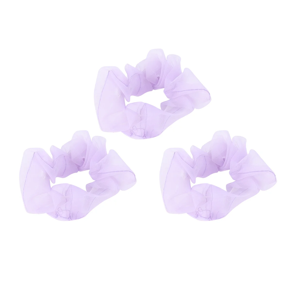 

5Pcs Hair Ties Yarn Colorful Cloth Durable Lightweight Ponytail Holders for Women Summer Hair Accessories Festival Work