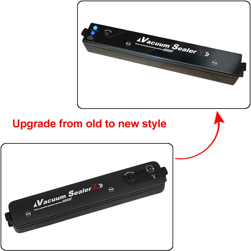 Zgrzewarka próżniowa ue wtyczka strona główna maszyna próżniowa do kuchni pakowaczka mała maszyna uszczelniająca uszczelniacze żywności z 10 sztuk torebki próżniowe żywności