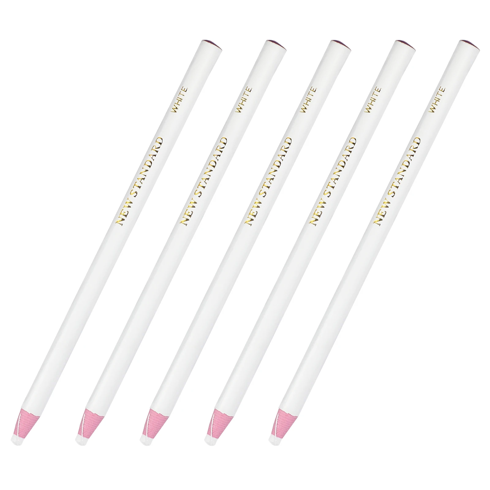 

12pcs 12 Pieces Roll Paper Heat Erasable Fabric Marking Thread Machine Sewing Pens Pens White Color No Sharpening Needed