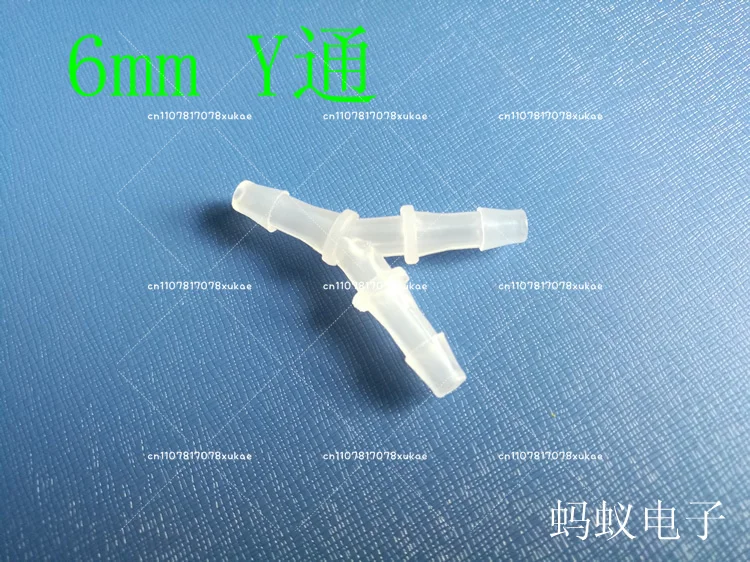 

Plastic Tee Pagoda Fittings Y Channel Channel Distributor Diverter Tee Hose Fittings 6mm