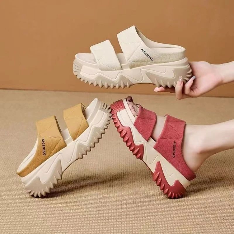 2024The New Women Shoes High Quality Platform Sandals Fashion Increase Platform Sandals Retro Shoes for Women Zapatos De Mujer