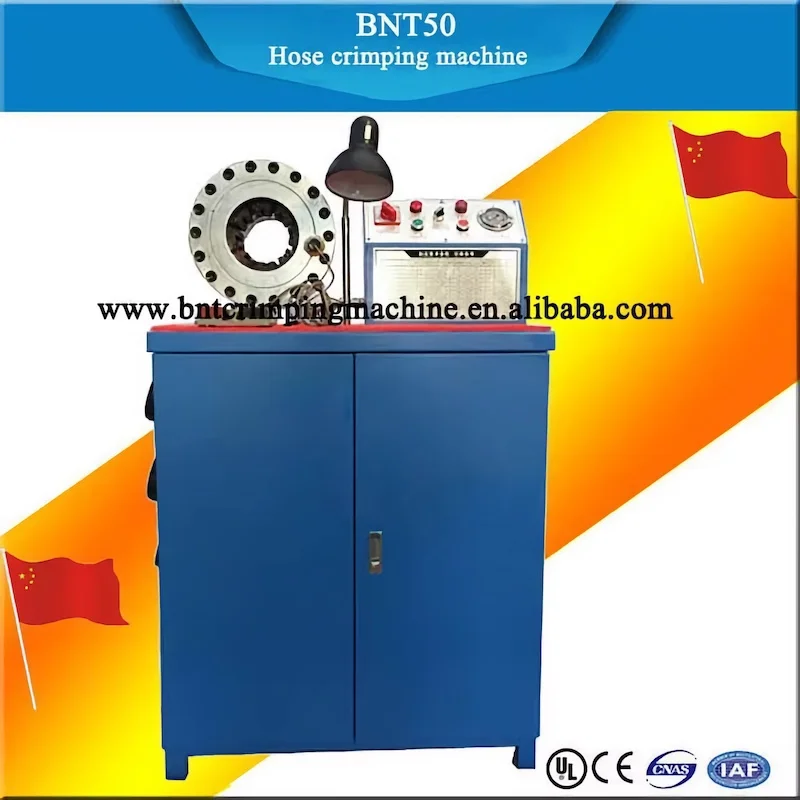 BNT50 China easy operation portable hydraulic hose crimping machine