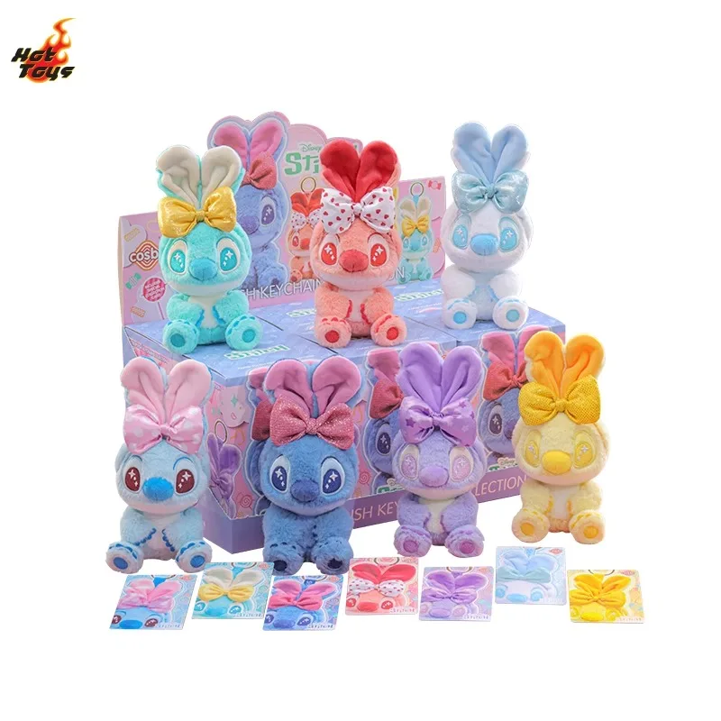 

Genuine Hot Toy New Stitch Blind Box Candy Stitch Series Mystery Box Plush Keychian Collectible Room Ornament Birthday Gift