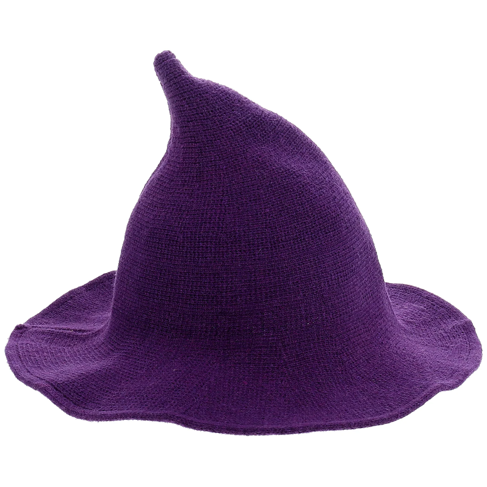 

Hat Costume Foldable Cotton Halloween Witch Hat Hats Women Caps Party Supplies Warm Elastic Witch Modeling Decor