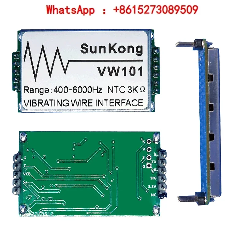 

Vibration string acquisition reading module VW101 embedded frequency temperature acquisition instrument