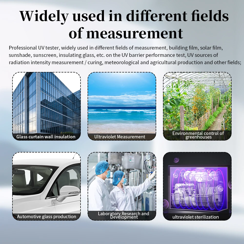 Imagem -05 - Digital uv Illuminometer Tester Medidor Ultravioleta Portátil Photometer Uv-c Detector Uv-c Medição Sk8203 Profissional