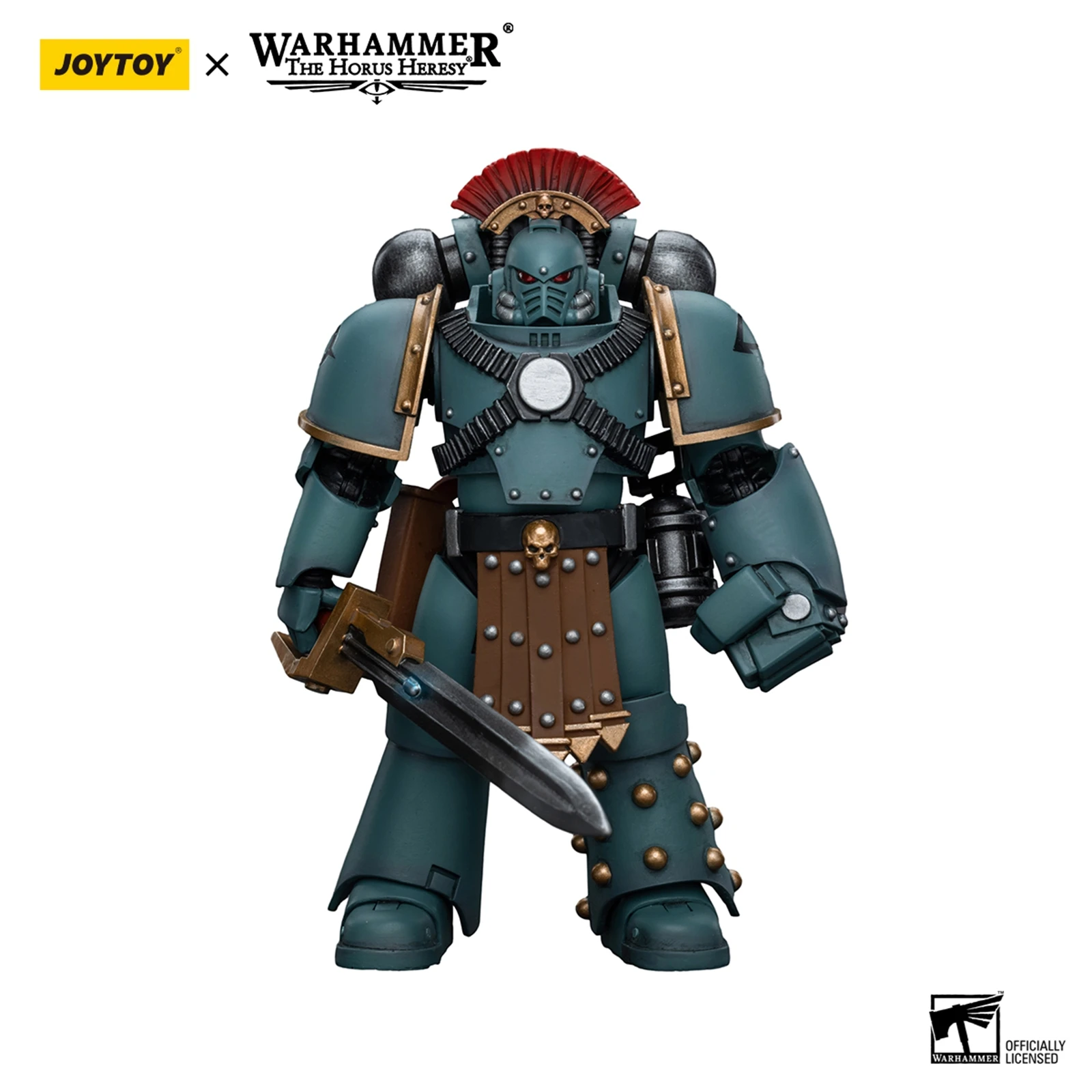 

JOYTOY Warhammer 40000 1/18 Action JT9572 Sons of Horus MKIV Tactical Squad Sergeant с Power Fist