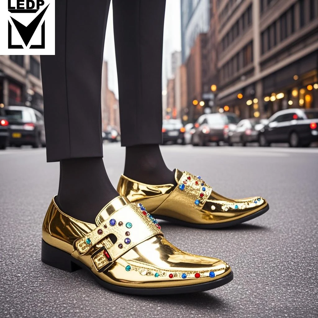 

Summer Leather Shoes Men's Pointed Toe Youth Business Men's Shoes Spring and Summer New Men's British Casual Shoes