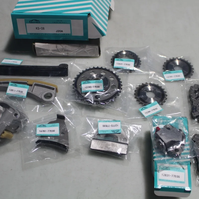 J18A J20A Timing Chain Kit for i Grand Vitara Sx4 Aerio Escudo J18A J20A Engine 12761-77e00 12831-77e00 KS-08