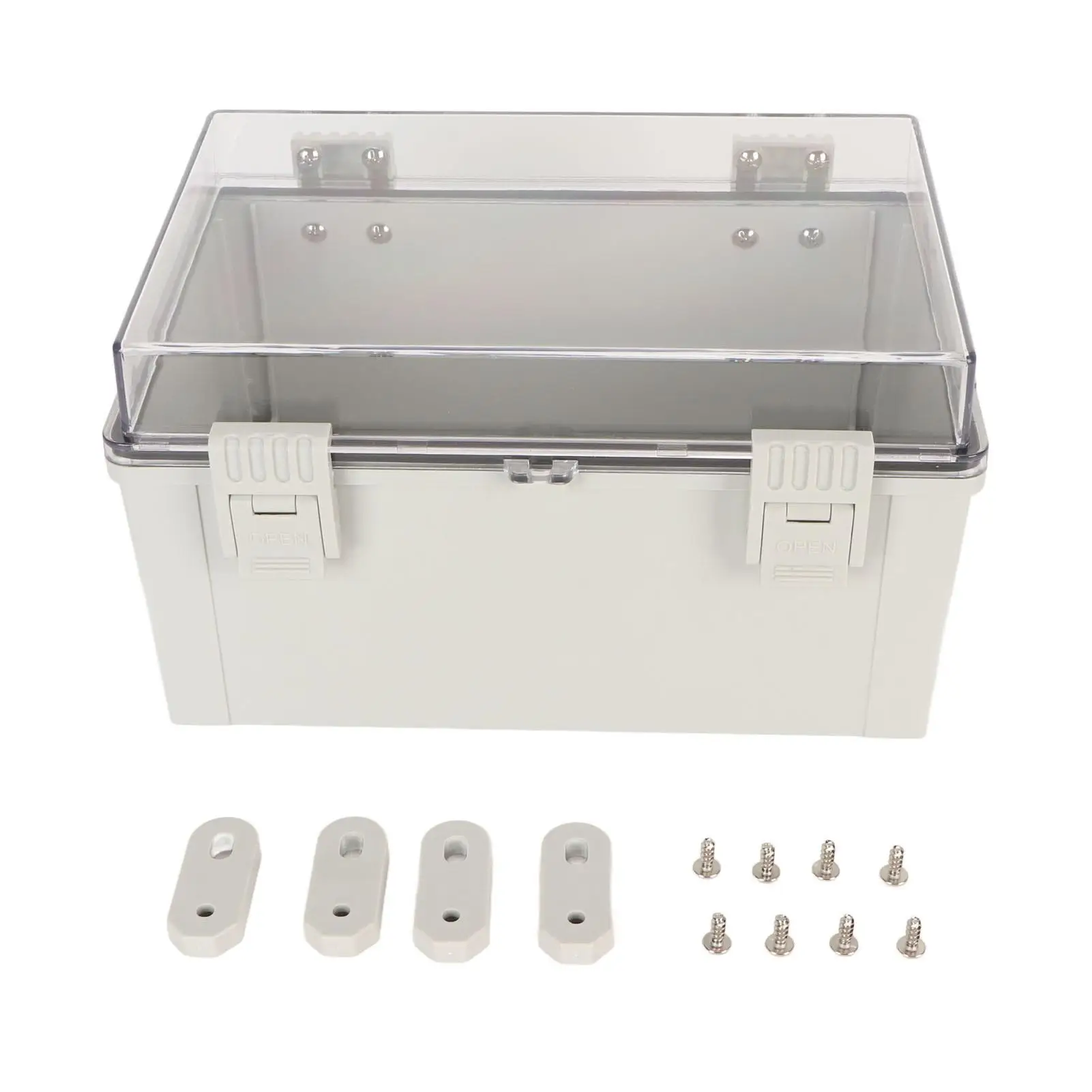 

Outdoor Power Distribution Box 300x200x170mm Impact Resistant Electrical Enclosure Easy Install for engineering Devices