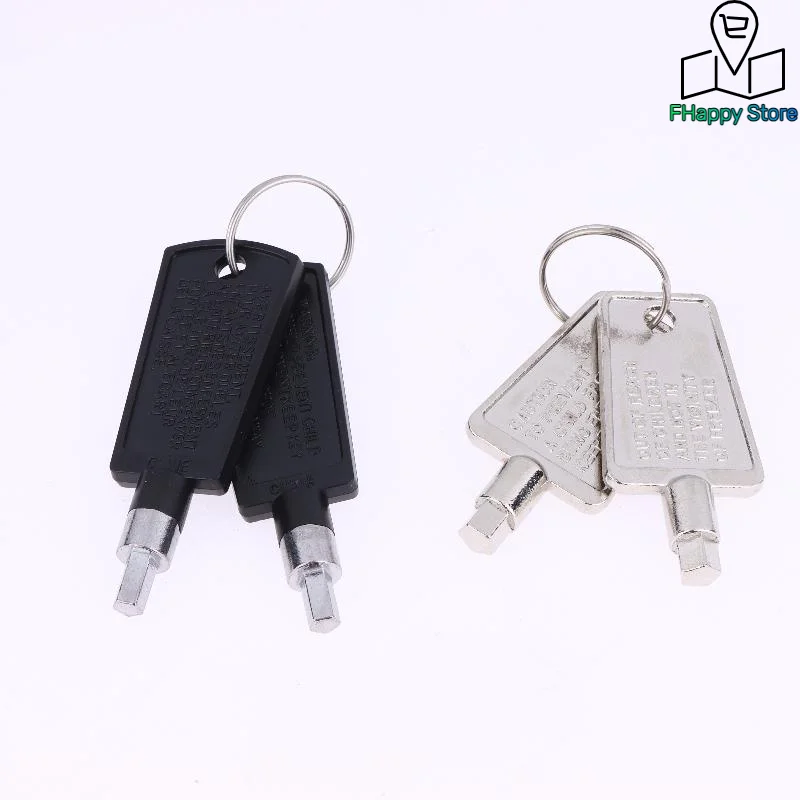 2Pcs Freezer Refrigerator Door Key Lock Pentagon Keys Part Accessories For Haier