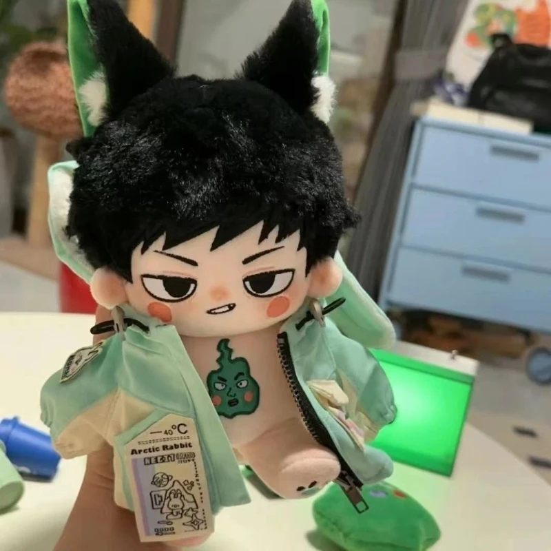 Peluche 20cm jeu Anime Mob Psycho 100 Reigen Arataka Figure corps en peluche poupée jouet COS habiller enfants adultes coton enfant cadeau