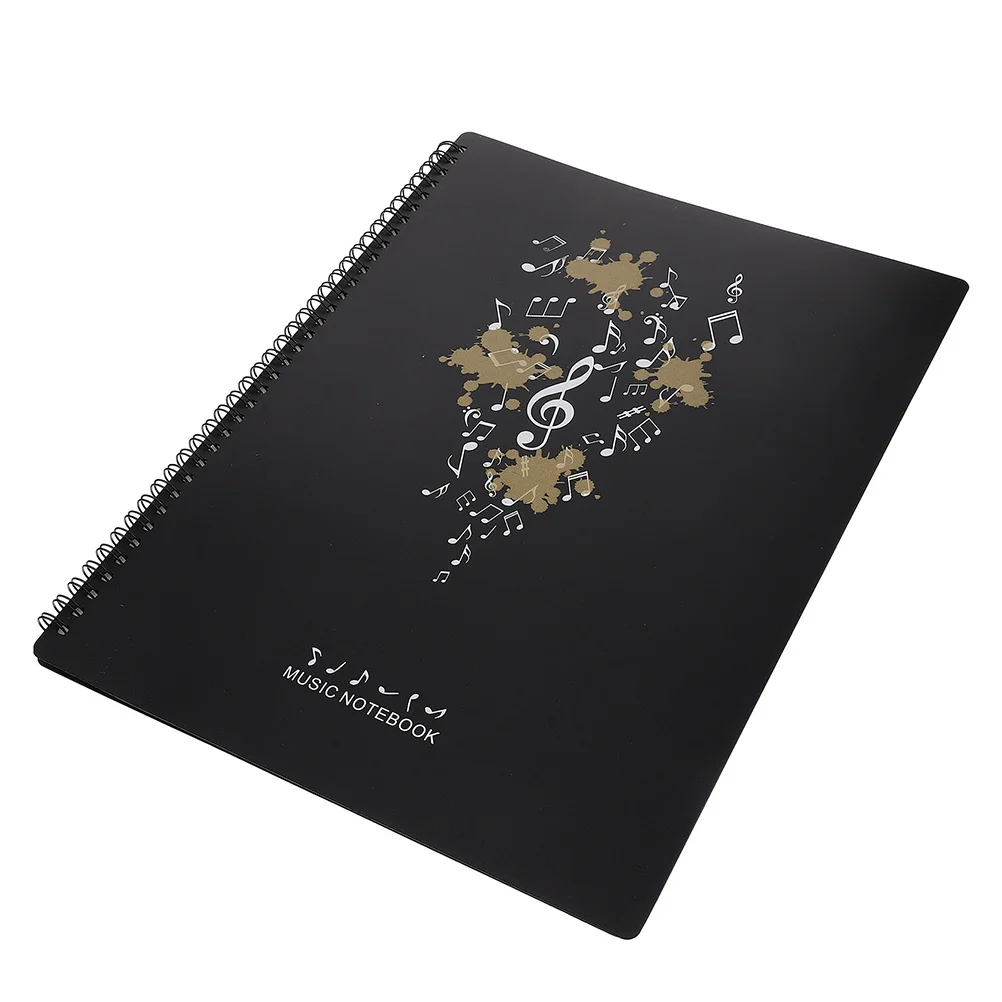 

40-Page A4 Music Score Folder Reusable Sheet Music Binder Transparent Insert Organizer For Piano Players Office School Home
