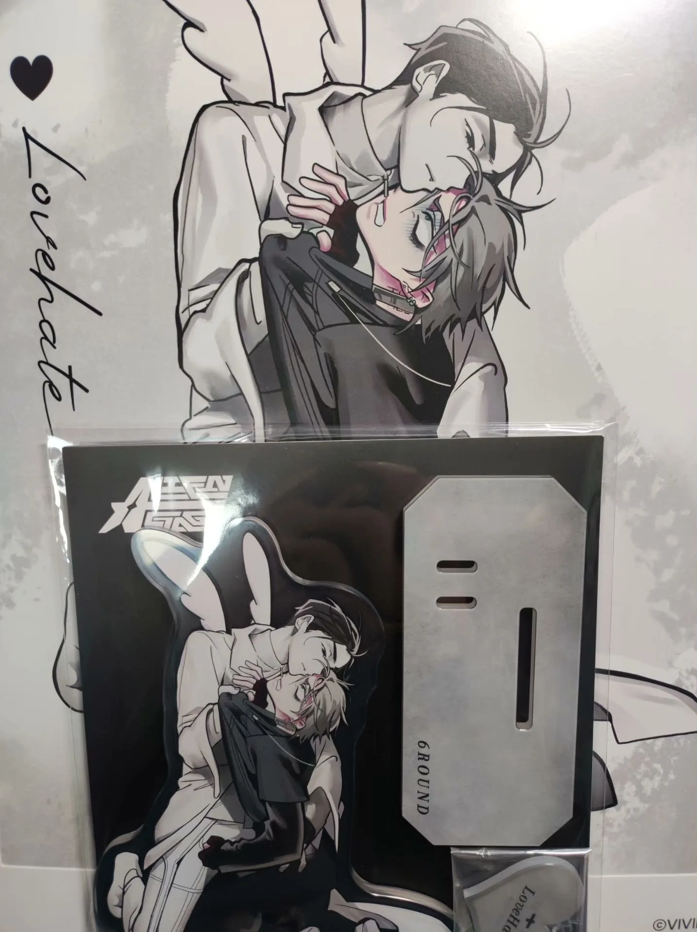 2025 신품 [공식 원본] 재고 있음 공식 한국 만화 Alien Stage Love Hate 아크릴 스탠드 San Yue Shou Luka Ivan Till