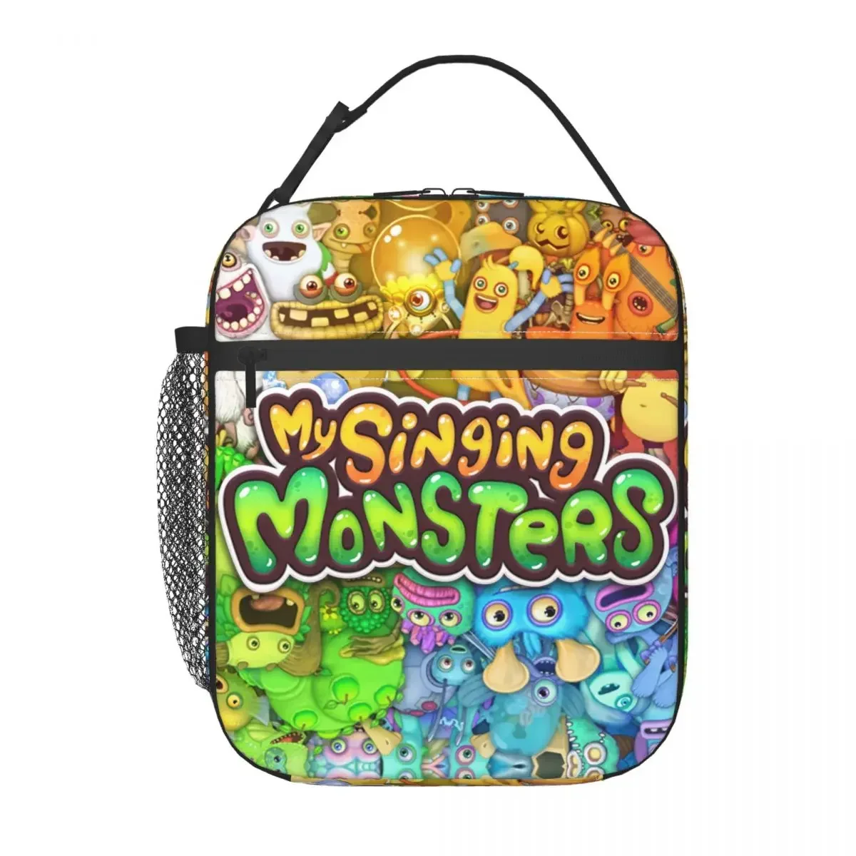 My Singing Monsters Thermal Insulated Lunch Bag Cartoon Anime Game Portable Lunch Container Travel Multifunction Food Box