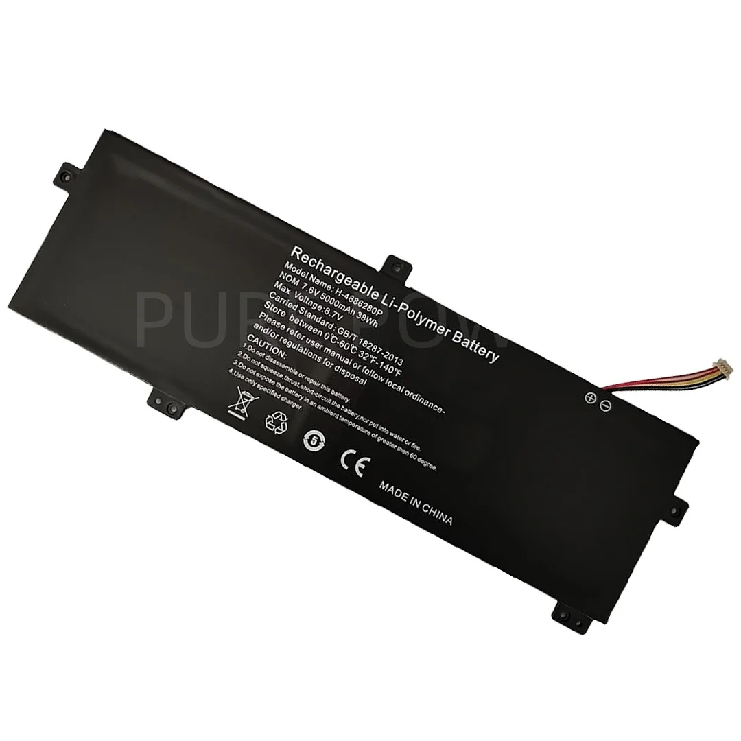New Laptop Battery H-4886280P 7.6V 38WH 5000mAh High Quality For Gateway GWTN156-11 GWTN156-11RD H-4886280P