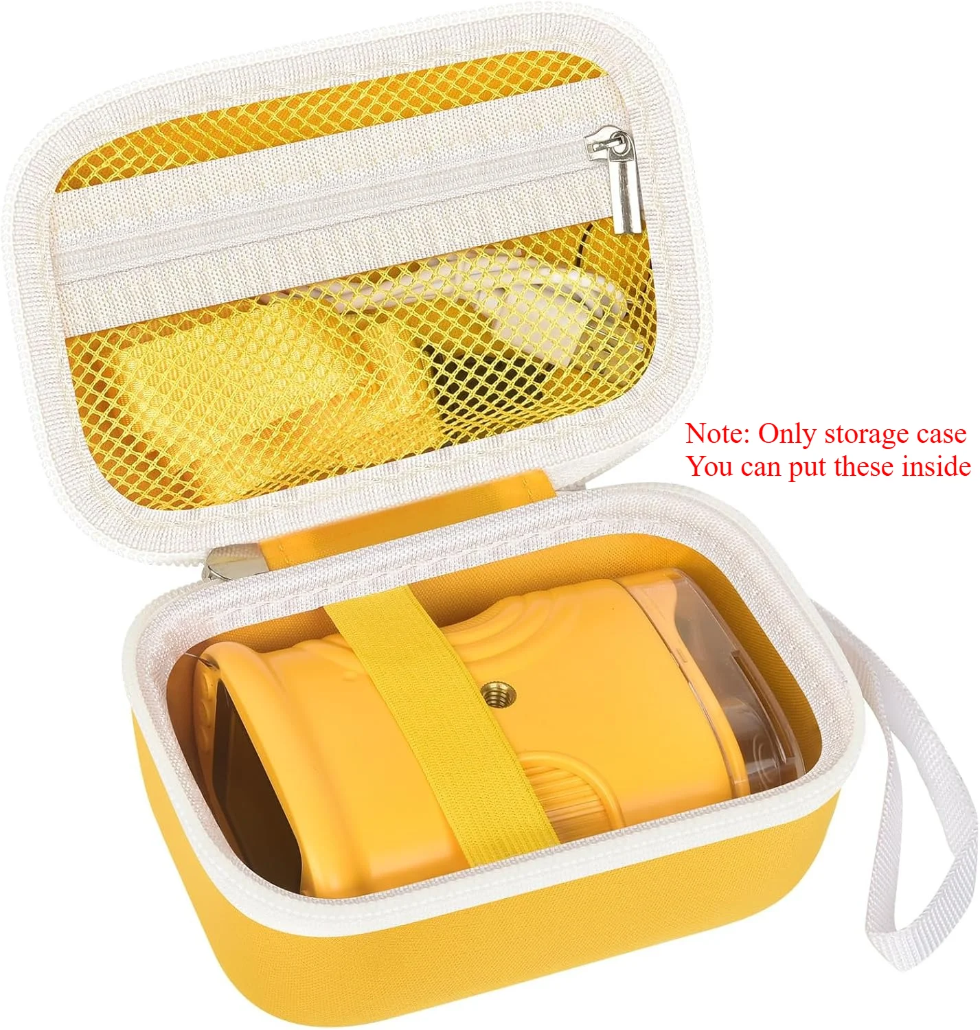 Kids Microscope Case for BMDSAE Edubini 1000x Handheld Digital Microscope Portable Pocket Miniscope Storage Holder with Mesh Poc