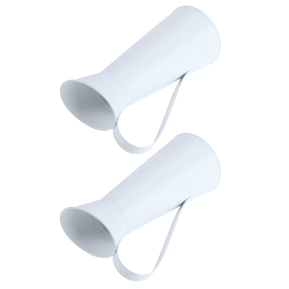 

2Pcs Iron Flower Vase Decorative Flower Holder for Home Office Living Room Desktop Vase Adornment