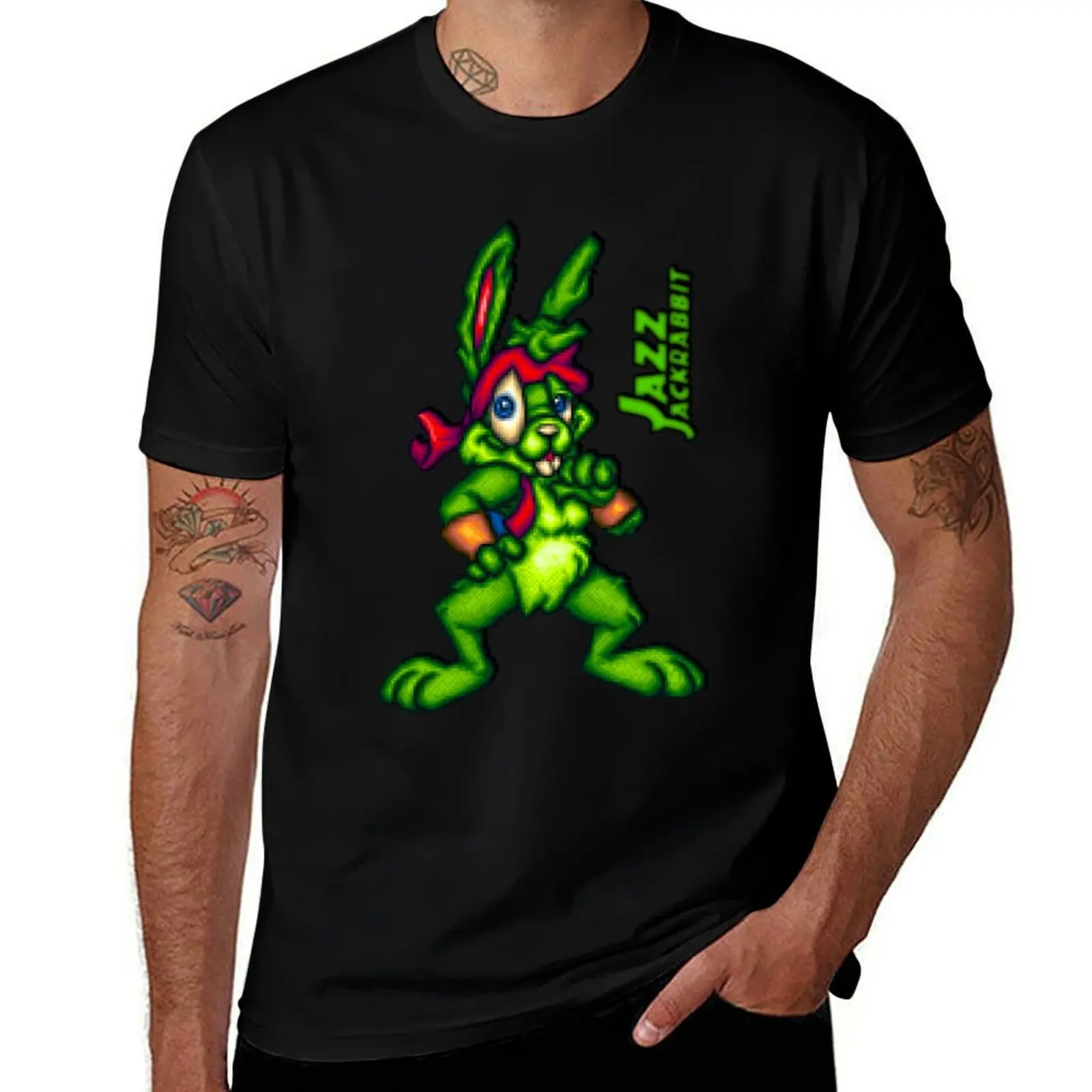 

Jazz Jackrabbit T-Shirt man t shirt luxury t shirts for man cotton soft T-Shirt