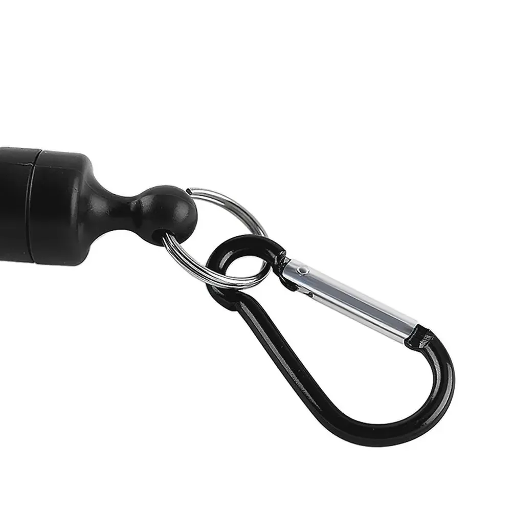 Outdoor Fishing Clip Fishing Gear Tackle Accessories Fishing Magnetic Buckle With Keychain Carabiner Anti-falling