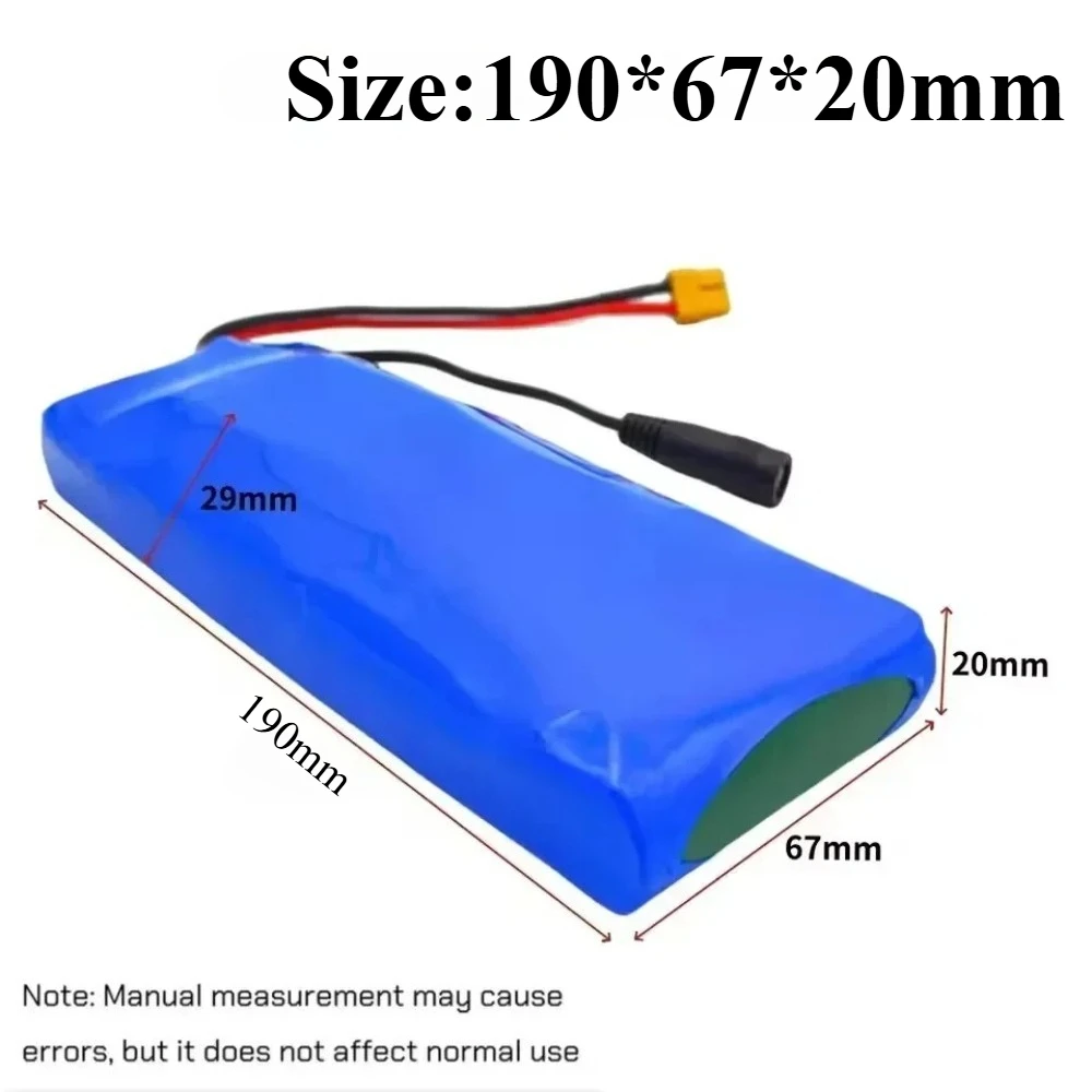 

10S1P 36V Rechargeable Lithium Ion Battery Pack 7800mAh with Built-in BMS for Electric Scooters Scooters Toys.