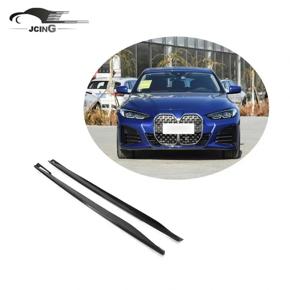 

Suitable for BMW I4 430I 440I GRAN COUPE 4 doors 2021-2023 carbon fiber G26 side skirt extension pieces