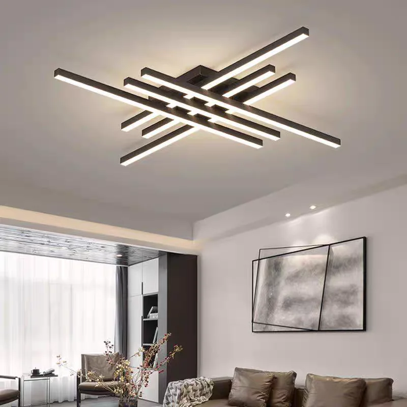 Living  Room light Dining Room Apartment Hall Dimming LED Chandelier Lights AC 85-265V Nordic Ceiling Chandelier Indoor Lighting