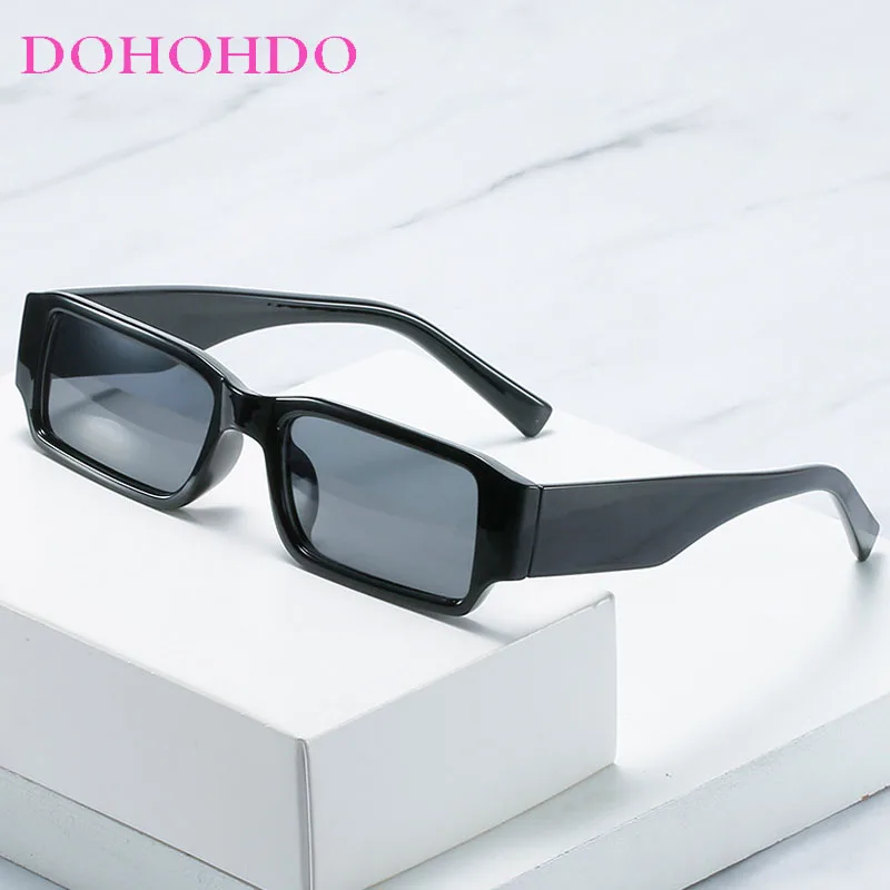 

DOHOHDO Fashion New Rectangle Versatile Sunglasses For Men Women Jelly Color Sun Glasses 2024 Personality Hip Hop Eyewear UV400