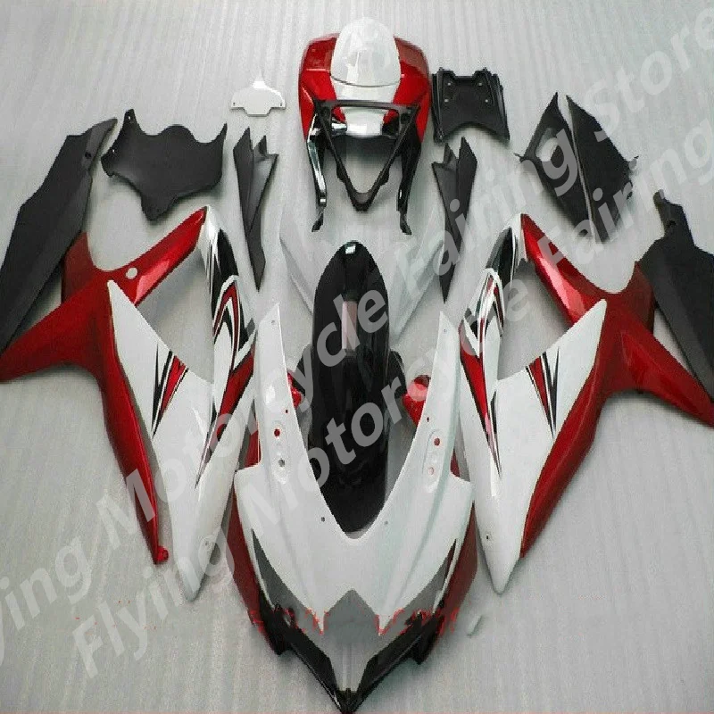 Prime Fairing Set for K8 G S XR600 G S XR750 08 09 10 Motorcycle Accessories  Fairings G S XR 600 750 2008 2010 red white black