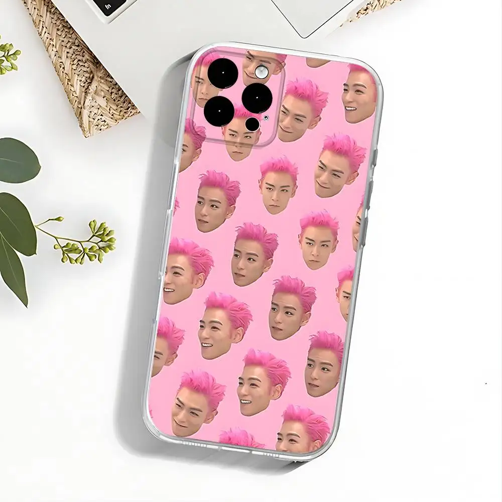 C-Choi S-Seung Hyun T-TOP Telefoonhoesje voor iPhone 17,16,15,14,13,12,11 Pro,Max,Plus,X,XS,XR,SE4,E Mini Transparante Soft Cover