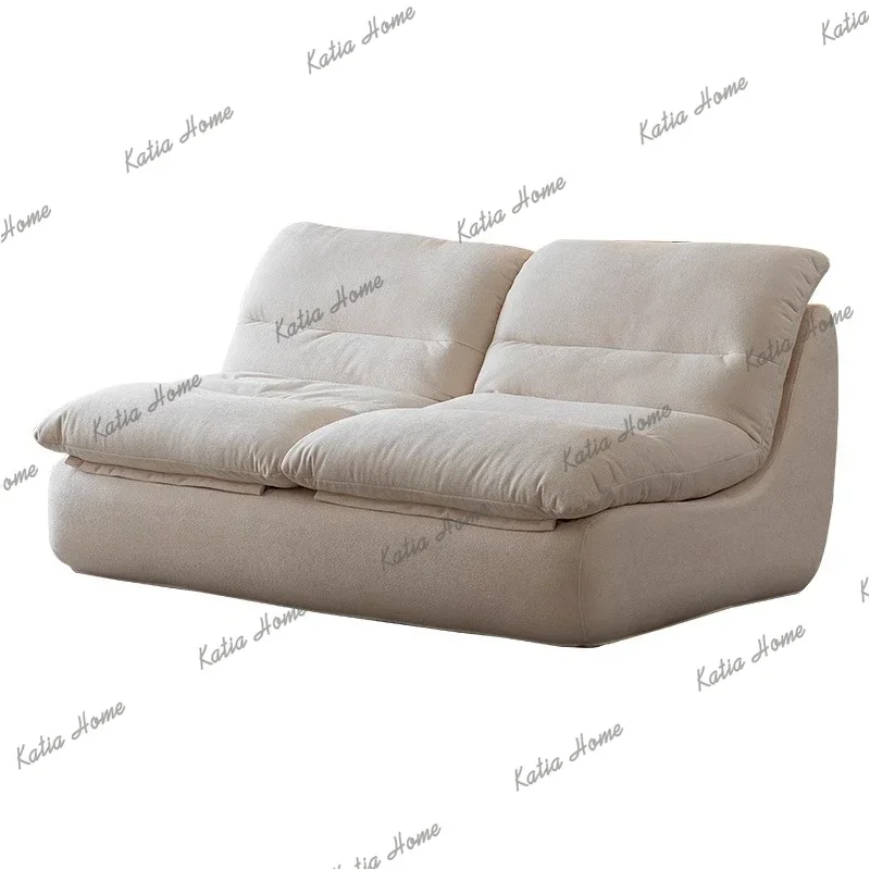 Factory Direct Fabric L Shape Minimalist Sofas Modern Nordic 2025 Lazy Single Compressed Couch Living Room Double Divano Sottovu