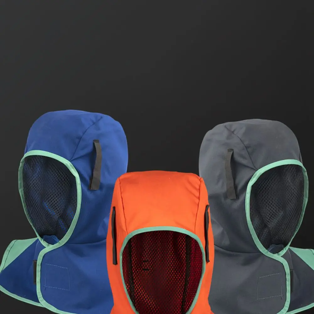 Flame Retardant Welder Shawl Cap Anti Spark Splash Headgear Protective Gear For Metal Cutting Grinding Safety Use