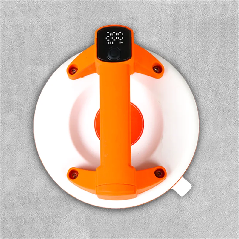 

200kg Load Industrial Grade Electric Vacuum Suction Cup Heavy Lifter Granite Glass Tile Suckers Lifting Tool for Wood Stone