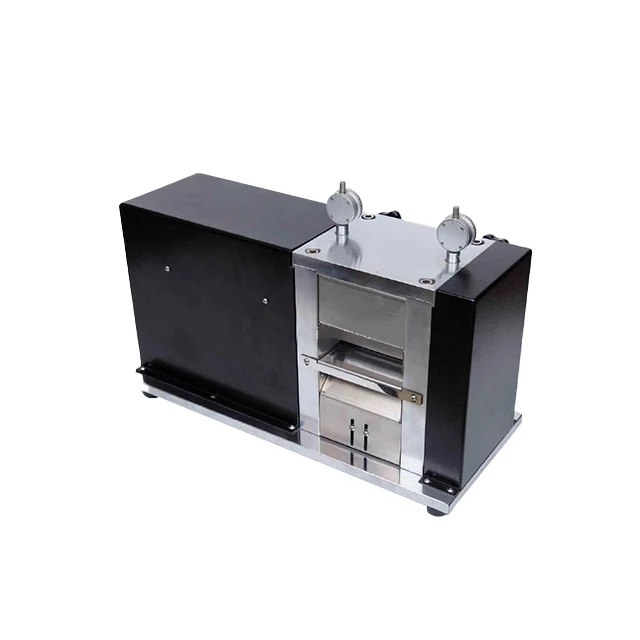 Manual Electrode Roller Ev Battery Manufacturing Machine Lab Roller Press Machine