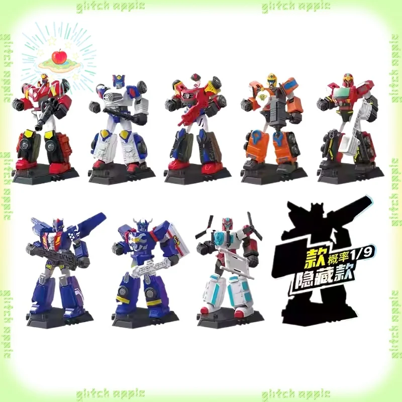 

Original Hello Carbot Thunder Version Vol.1 Blind Box Action Figures Building Block Mini Mecha Collect Ornament Boys Gift