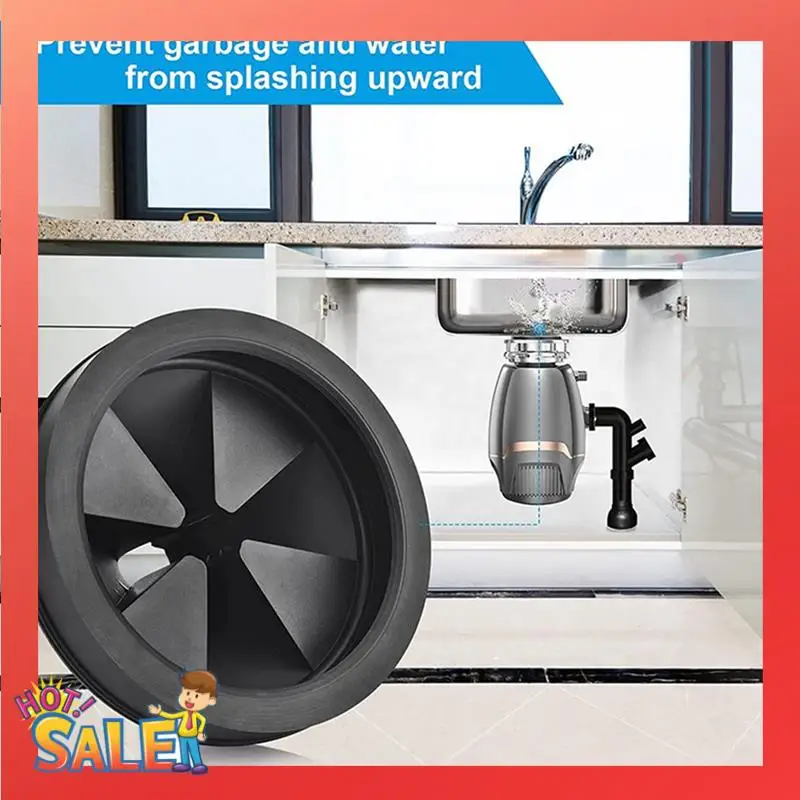 

3-Pack Sink Backsplash Garbage Disposal Splash Guard Food Waste Disposer Splash Guard Collar Replacement Silent Cover Durable