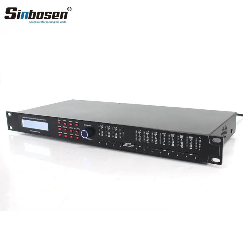 Sinbosen AD48 4 Input 8 Output DSP Audio Speaker Management Digital Processor